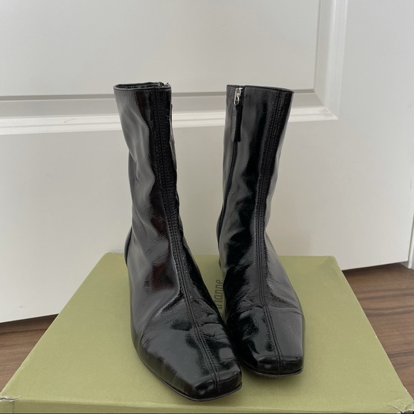 About Arianne Marion Patent Leather Boots - Picture 3 of 8